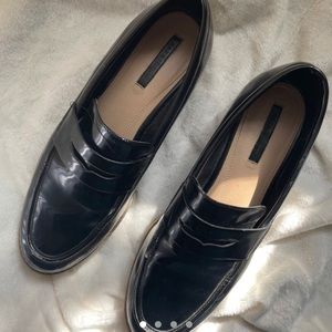 beautiful black loafers